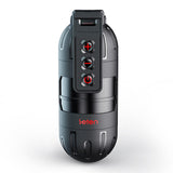 Thunder Grenade Airplane Cup – Premium Black ABS & TPE Male Masturbator, Detonation Motor, APP & Button Control, USB Rechargeable