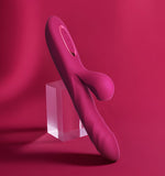Love Pleasure Stick – Dual-Action Vibrator with Telescopic Swing or Vibration + Suction, Premium Silicone