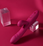 Love Pleasure Stick – Dual-Action Vibrator with Telescopic Swing or Vibration + Suction, Premium Silicone
