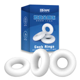 Adamantine Triple Penis Ring Set – TPE Delay Ejaculation & Stamina Enhancer for Men
