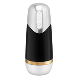 Intense Rechargeable Vibrating Stroker Cup for Men – Realistic TPE Sleeve, 7 Vibration Modes