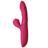 Love Pleasure Stick – Dual-Action Vibrator with Telescopic Swing or Vibration + Suction, Premium Silicone