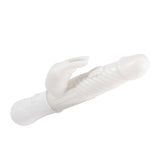 Luxurious Ivory Rotating Rabbit Vibrator – Dual Stimulation with Rotating Beads & Vibrating Rabbit Ears