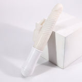 Luxurious Ivory Rotating Rabbit Vibrator – Dual Stimulation with Rotating Beads & Vibrating Rabbit Ears