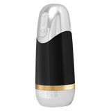 Intense Rechargeable Vibrating Stroker Cup for Men – Realistic TPE Sleeve, 7 Vibration Modes