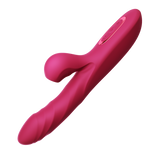 Love Pleasure Stick – Dual-Action Vibrator with Telescopic Swing or Vibration + Suction, Premium Silicone