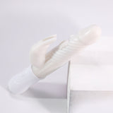 Luxurious Ivory Rotating Rabbit Vibrator – Dual Stimulation with Rotating Beads & Vibrating Rabbit Ears