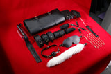 Luxury SM Restraint Kit — Bondage Play Roll-Up Set for Adults
