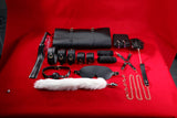 Luxury SM Restraint Kit — Bondage Play Roll-Up Set for Adults