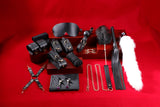 Luxury SM Restraint Kit — Bondage Play Roll-Up Set for Adults