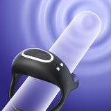 Vibrating Cock Ring – 10 Vibration Modes, Silicone, Waterproof & Rechargeable for Couples