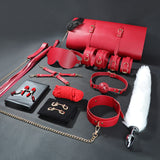 Luxury SM Restraint Kit — Bondage Play Roll-Up Set for Adults