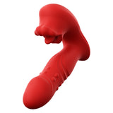 Tongue-Licking Vibrating G-Spot Vibrator