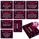 Romantic Truth or Dare – 50-Card Interactive Set for Couples