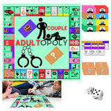 Couple Adult-Opoly – The Sexy Board Game for Couples to Play, Flirt, and Explore Together