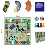 Couple Adult-Opoly – The Sexy Board Game for Couples to Play, Flirt, and Explore Together