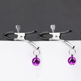 Adjustable Nipple Clamps with Bells – BDSM Play for Couples | Love Fever