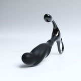 Curved Silicone Prostate Massager – Hands-Free Anal Toy with Ergonomic Handle | Love Fever