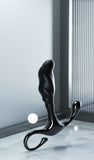 Curved Silicone Prostate Massager – Hands-Free Anal Toy with Ergonomic Handle | Love Fever