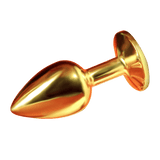 Gold Fox Tail Plug – Metal Anal Plug with Soft White Faux Fur Tail | Love Fever
