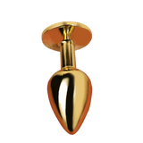 Gold Fox Tail Plug – Metal Anal Plug with Soft White Faux Fur Tail | Love Fever