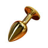 Gold Fox Tail Plug – Metal Anal Plug with Soft White Faux Fur Tail | Love Fever