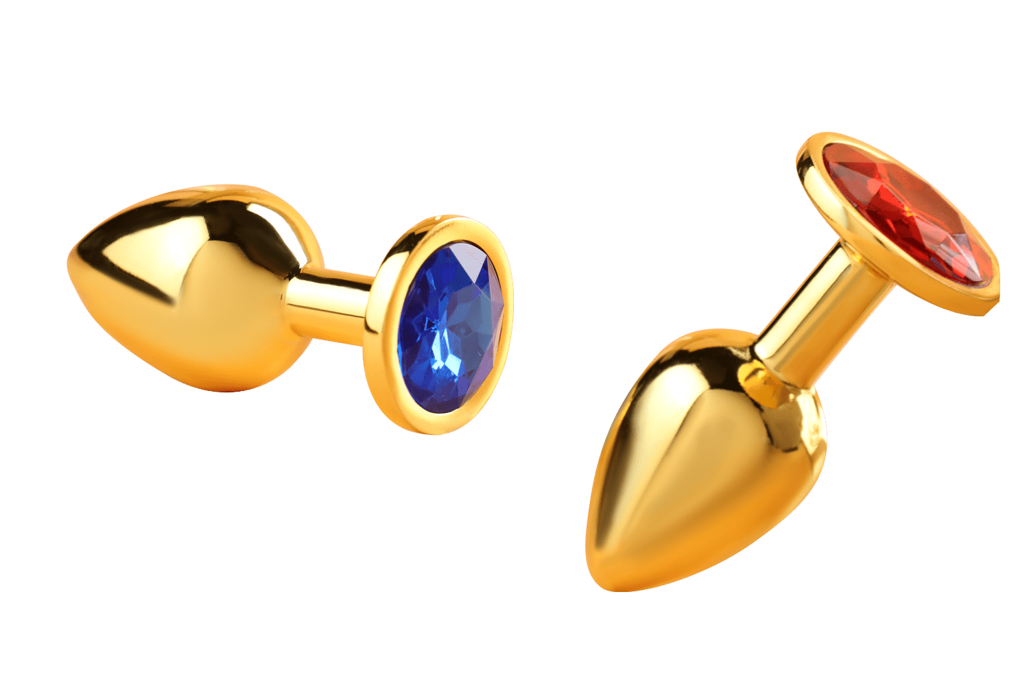 Gold Stainless Steel Butt Plug Elegant Teardrop with Gem Gold Stainless Steel Butt Plug Elegant Teardrop with Gem