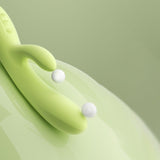 Green Dual-Motor Vibrator – G-Spot & Clit Stimulator & Long-Lasting Rechargeable Power | Love Fever