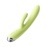 Green Dual-Motor Vibrator – G-Spot & Clit Stimulator & Long-Lasting Rechargeable Power | Love Fever