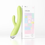 Green Dual-Motor Vibrator – G-Spot & Clit Stimulator & Long-Lasting Rechargeable Power | Love Fever