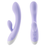 Lavender Bliss Dual - Stimulation Vibrator – Gentle Curves & Soft Silicone – Compact, Powerful, and Silky Soft | Love Fever