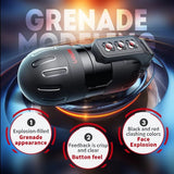 Leten Grenade Shock Cup – Burst Vibration & Detonation Motor, APP & Button Control | Love Fever Male Sex Toys