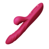 Love Stick – Dual-Action Vibrator with Telescopic Vibration + Suction, Premium Silicone | Love Fever