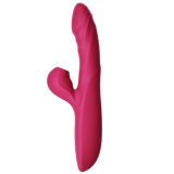 Love Stick – Dual-Action Vibrator with Telescopic Vibration + Suction, Premium Silicone | Love Fever