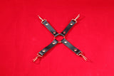Luxury black Bondage Kit – 10-Piece Roll-Up Set for Couples (PU Leather & Metal)