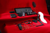 Luxury black Bondage Kit – 10-Piece Roll-Up Set for Couples (PU Leather & Metal)
