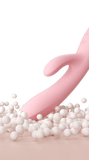 Pink Dual-Action Vibrator – G-Spot & Clit Stimulator & Long-Lasting Rechargeable Power | Love Fever