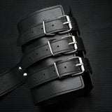 Premium BDSM Reverse Arm Restraint – Adjustable Leather Cuff Harness | Love Fever