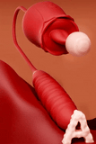 Rose Bud Pulse Vibrator – Dual Motor Toy with Licking & Pulsing Modes | Love Fever