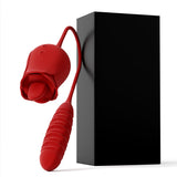 Rose Bud Pulse Vibrator – Dual Motor Toy with Licking & Pulsing Modes | Love Fever