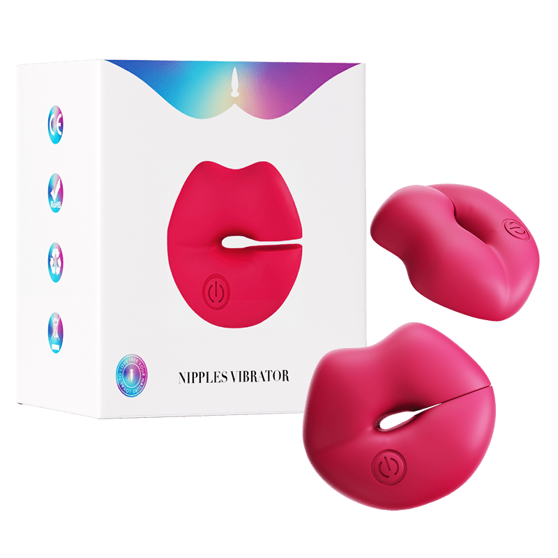 Nipple Vibrator Wireless Lip-Shaped with Remote & 9 Modes Nipple Vibrator Wireless Lip-Shaped with Remote & 9 Modes