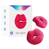 Soft Kiss Nipple Vibrator – Wireless Lip-Shaped Toy with Remote & 9 Modes | Love Fever