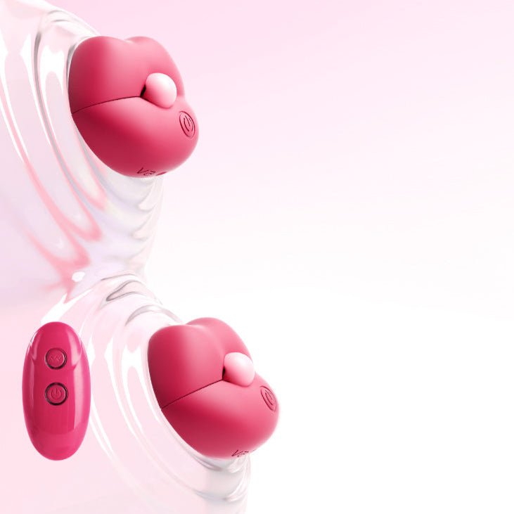 Nipple Vibrator Wireless Lip-Shaped with Remote & 9 Modes Nipple Vibrator Wireless Lip-Shaped with Remote & 9 Modes
