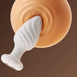 Spiral-Twist Anal Plug with Vibration & Heat – App-Controlled, 10 Modes, Rechargeable | Love Fever