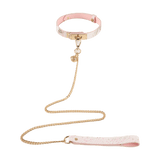 Stylish Snake Pattern Collar with Leash – Kink Accessory for Lovers | Love Fever