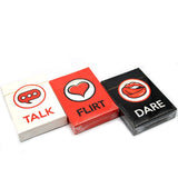 Talk Flirt Dare – Couples Card Game for Deeper Connection & Sexy Fun (3-Deck Set) | Love Fever
